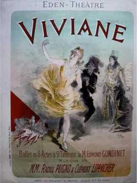 Eden Theatre. Viviane. Ballet... Musique De Mm. Raoul Pugno Et Clement Lippacher. 1886 - view 1