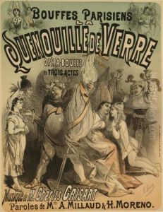 La Quenouille De Verre by Jules Cheret