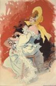La Fileuse by Jules Cheret