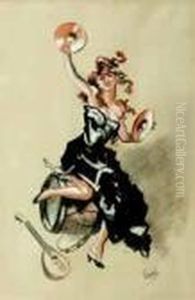 Cherette Musicienne by Jules Cheret