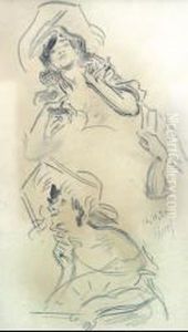 Dames Au Chapeau by Jules Cheret