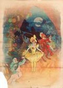 Pantomimes Lumineuses, (1892) by Jules Cheret