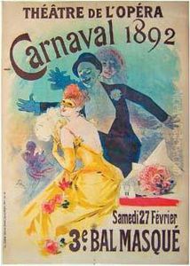 Theatre De L'opera, Carnaval by Jules Cheret