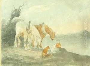 Cheret L'arche De Noe; Quenouille De Verre At Les Bouffes Parisiens by Jules Cheret