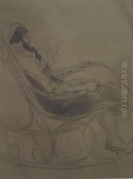 Jeune Femme Au Rocking Chair - view 1