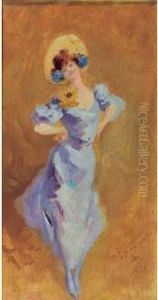 Jeune Femme En Bleu Jeune Femme En Bleu
