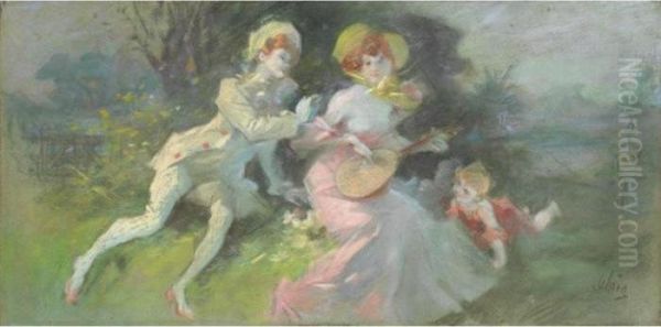 La Joueuse De Mandoline - view 1