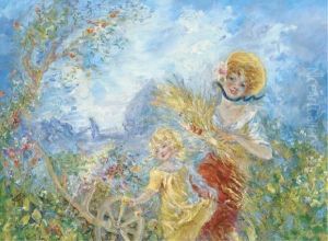 Dans Le Jardin by Jules Cheret
