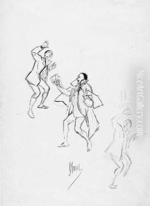 305x203 Mm; 12x8 Inches. Signed In Pencil, Lower Center by Jules Cheret