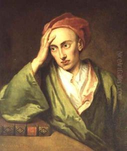Portrait of Alexander Pope 2 by Sir Godfrey Kneller