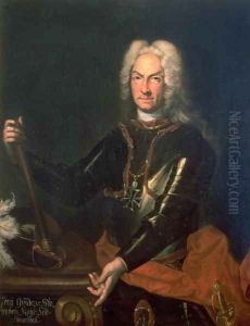 Field Marshall Count Guidobald von Starhemberg 1654-1737 Austrian military commander in Spain during the War of The Spanish Succession by Sir Godfrey Kneller