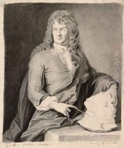 Portrait of Grinling Gibbons 1648-1721
