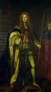 Portrait of Thomas Osborne 1st Duke of Leeds 1631-1712 by Sir Godfrey Kneller