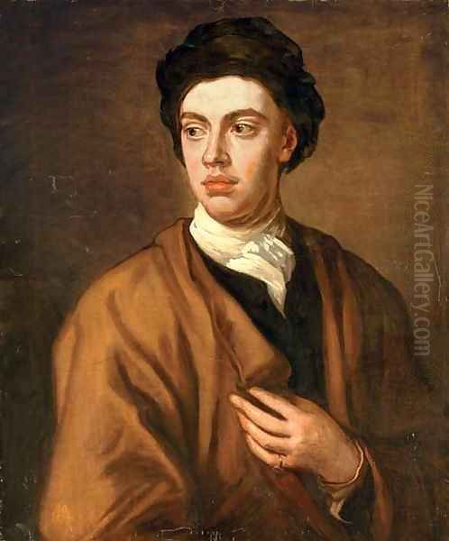 Portrait of a Gentleman, half-length, in a brown cape and black turban - view 1