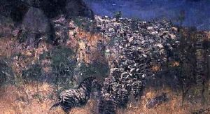 Zebras in a Landscape
