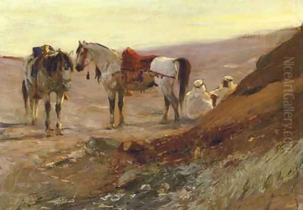 A Halt in the Desert - view 1