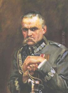 Portrait of Marshall Jozef Pilsudski by Wojciech Kossak