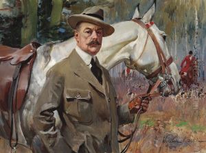 Self-Portrait with a Horse by Wojciech Kossak