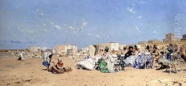 Beach At Scheveningen, Holland - view 1