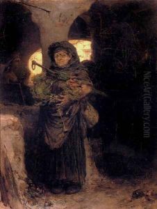 The Market Woman by Frederick Hendrik Kaemmerer