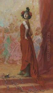At the Bal Masque by Frederick Hendrik Kaemmerer