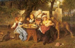 The Birthday Party by Ludwig Knaus