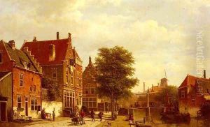 Along The Canal by Willem Koekkoek