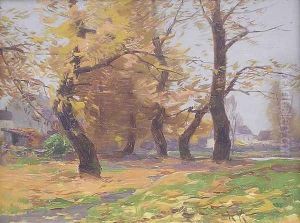 Autumn Landscape II by Roman Kochanowski