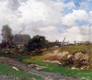 By the Dirt Road by Roman Kochanowski