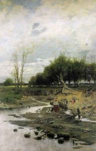 Landscape near Cracow by Roman Kochanowski