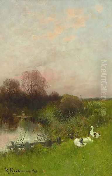 Landscape with Geese - view 1