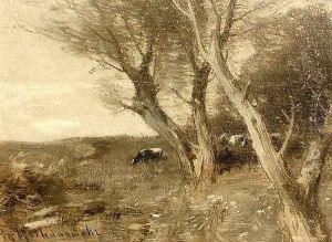 Pasture by the Forest Skirt by Roman Kochanowski