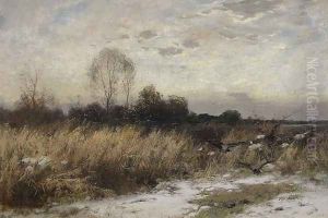 Winter Landscape with Crows
