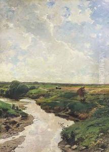 Landscape with a River by Roman Kochanowski