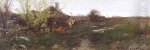 By a Fence by Roman Kochanowski