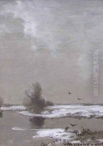Crows in Winter by Roman Kochanowski