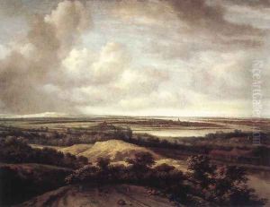 Panorama View of Dunes and a River 1664