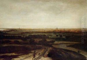 A Dutch Landscape by Philips Koninck
