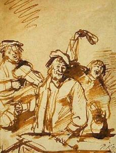 Three Cheerful Young Men