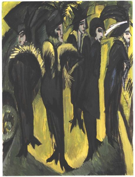 Five Women in the Street - view 1