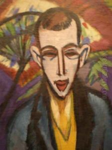 Portrait of Poet Guthmann