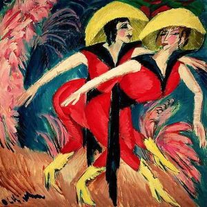 Dancers in Red