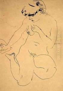 Crouching Nude