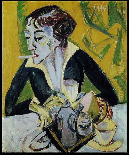 Erna with Cigarette - view 1