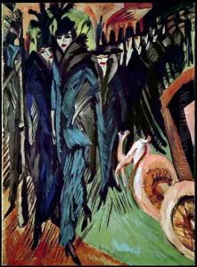 Friedrichstrasse by Ernst Ludwig Kirchner