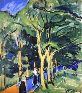 Waldstrasse by Ernst Ludwig Kirchner
