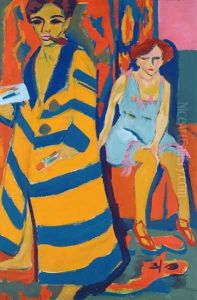 Self Portrait with a Model