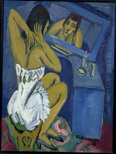 Woman before the Mirror by Ernst Ludwig Kirchner