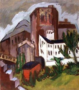 Towerblocks by Ernst Ludwig Kirchner