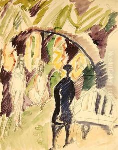 Divan Couch by Ernst Ludwig Kirchner